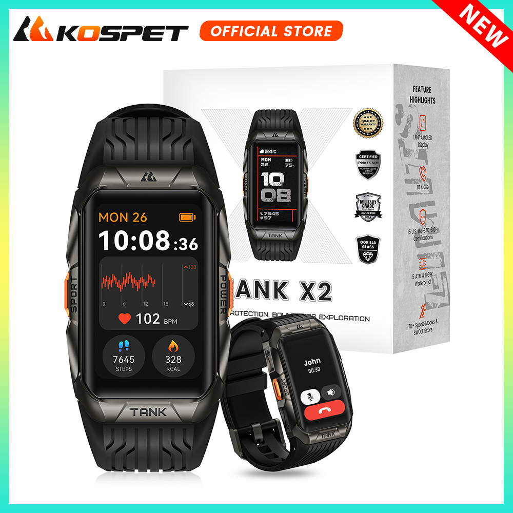 Smartwatch Face - KOSPET TANK X2 Смарт-часы для мужчин