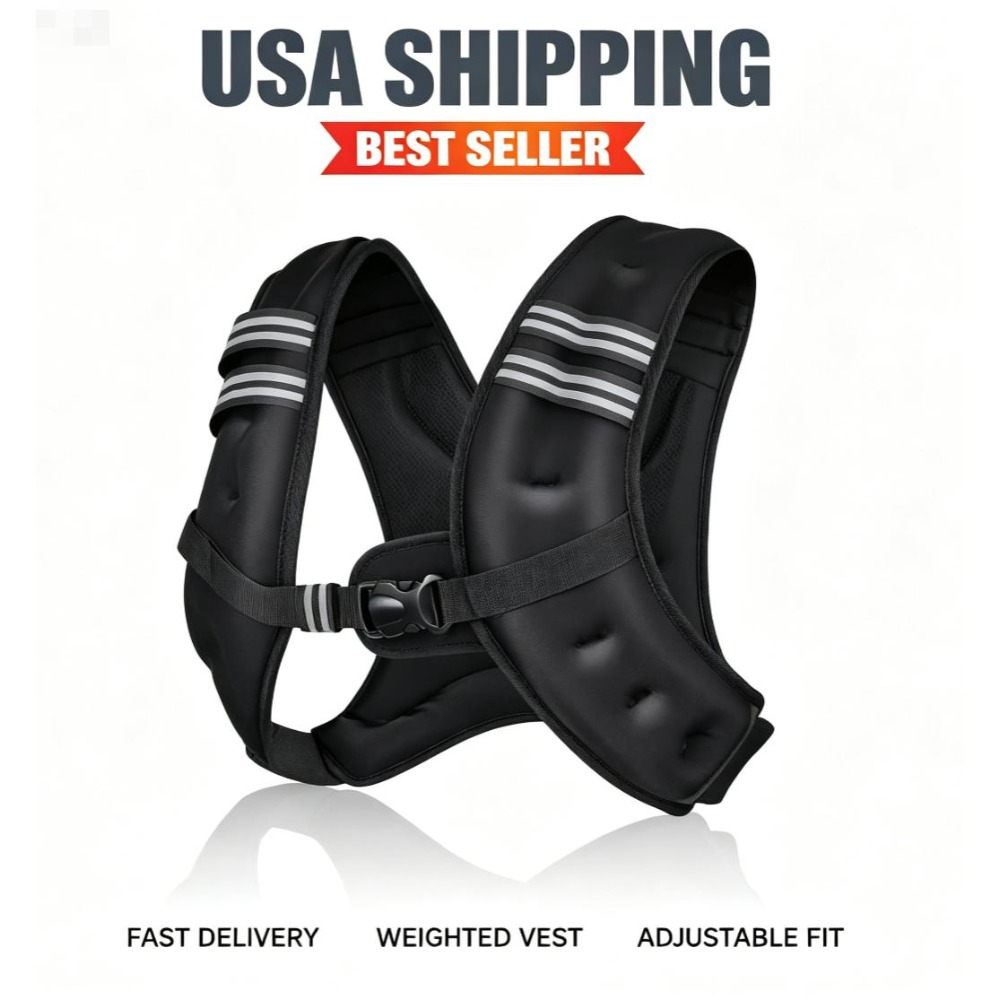 Rugged Sport Strap - Фитнес-жилет с утяжелением, предварительно наполненный железными