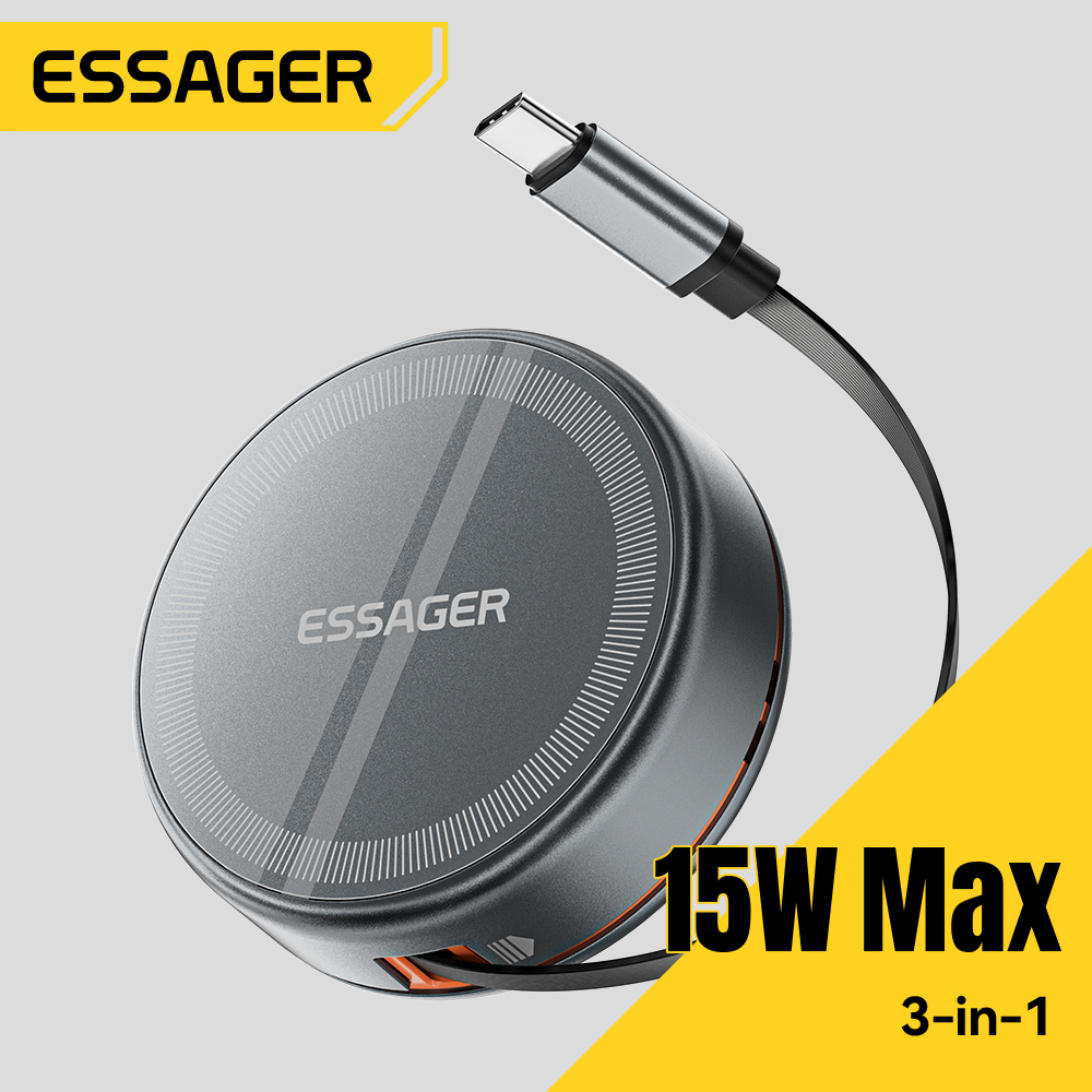 Watch Charger Cable - Магнитное беспроводное зарядное устройство Essager 15