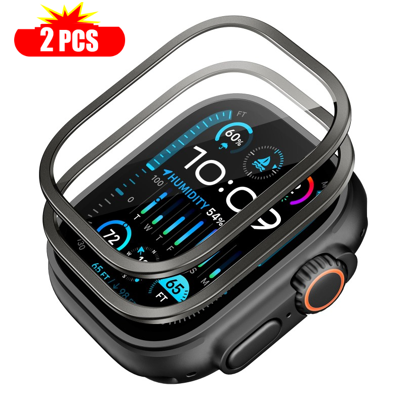 Watch Case Bumper - 2 шт. закаленное стекло для Apple