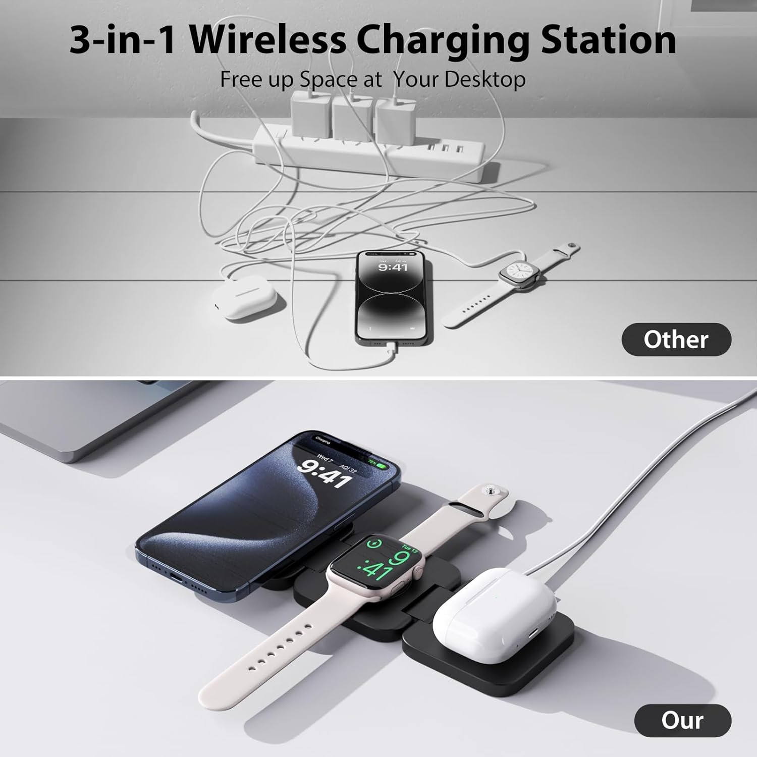Складное быстрое беспроводное  – обзор и цена Watch Charger Cable