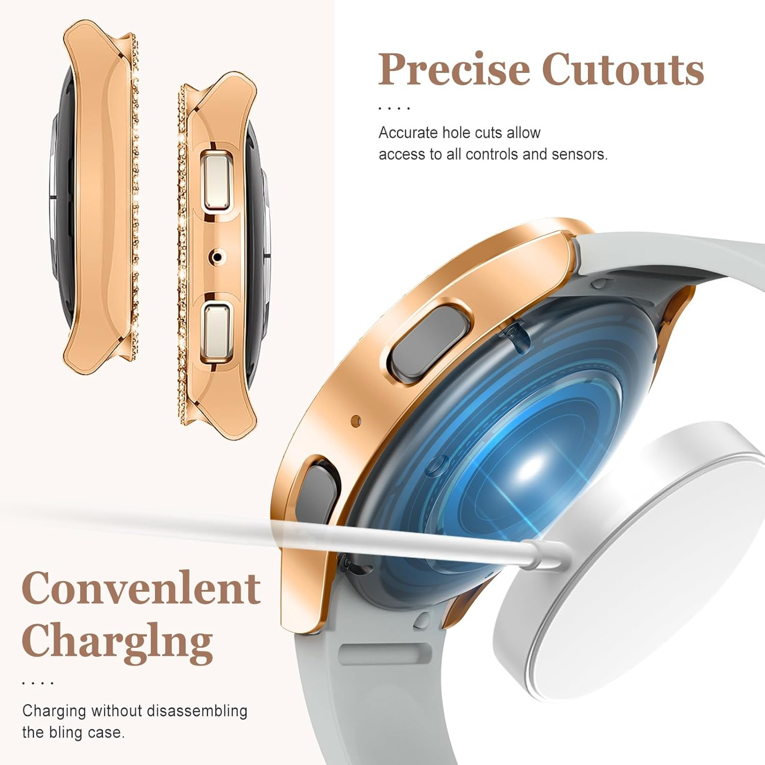 Блестящий защитный чехол для ч – обзор и цена Accessories For Galaxy Watch 5