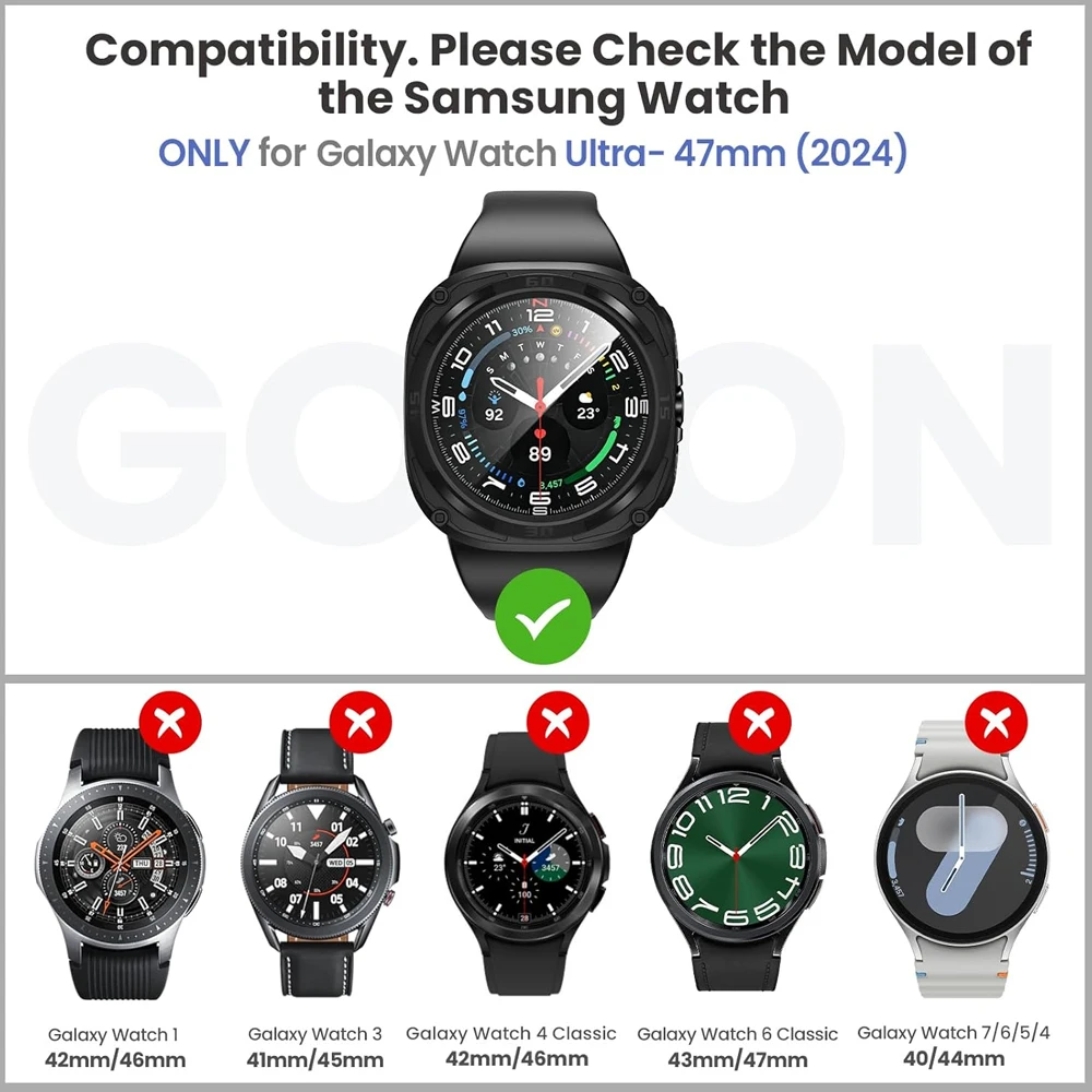 Стекло + чехол для Samsung Gal – обзор и цена Watch Case Bumper