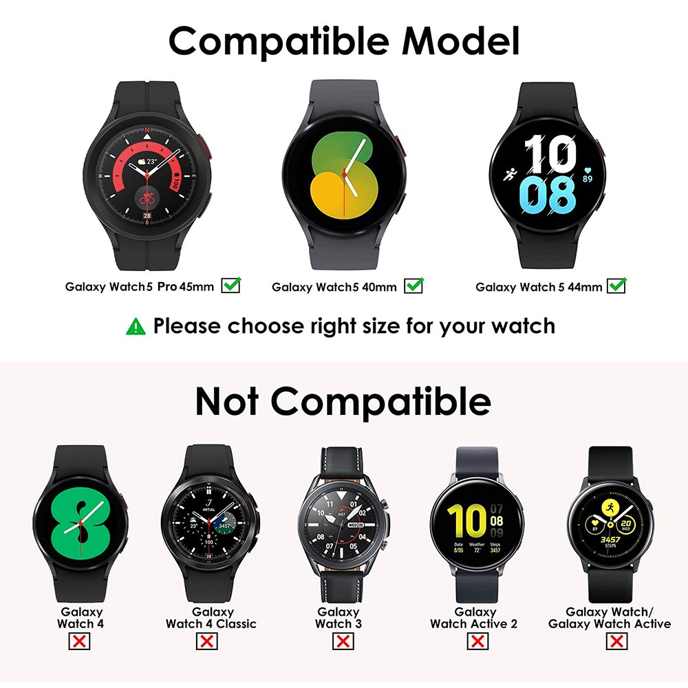 Чехол + закаленное стекло для  – обзор и цена Accessories For Galaxy Watch 5