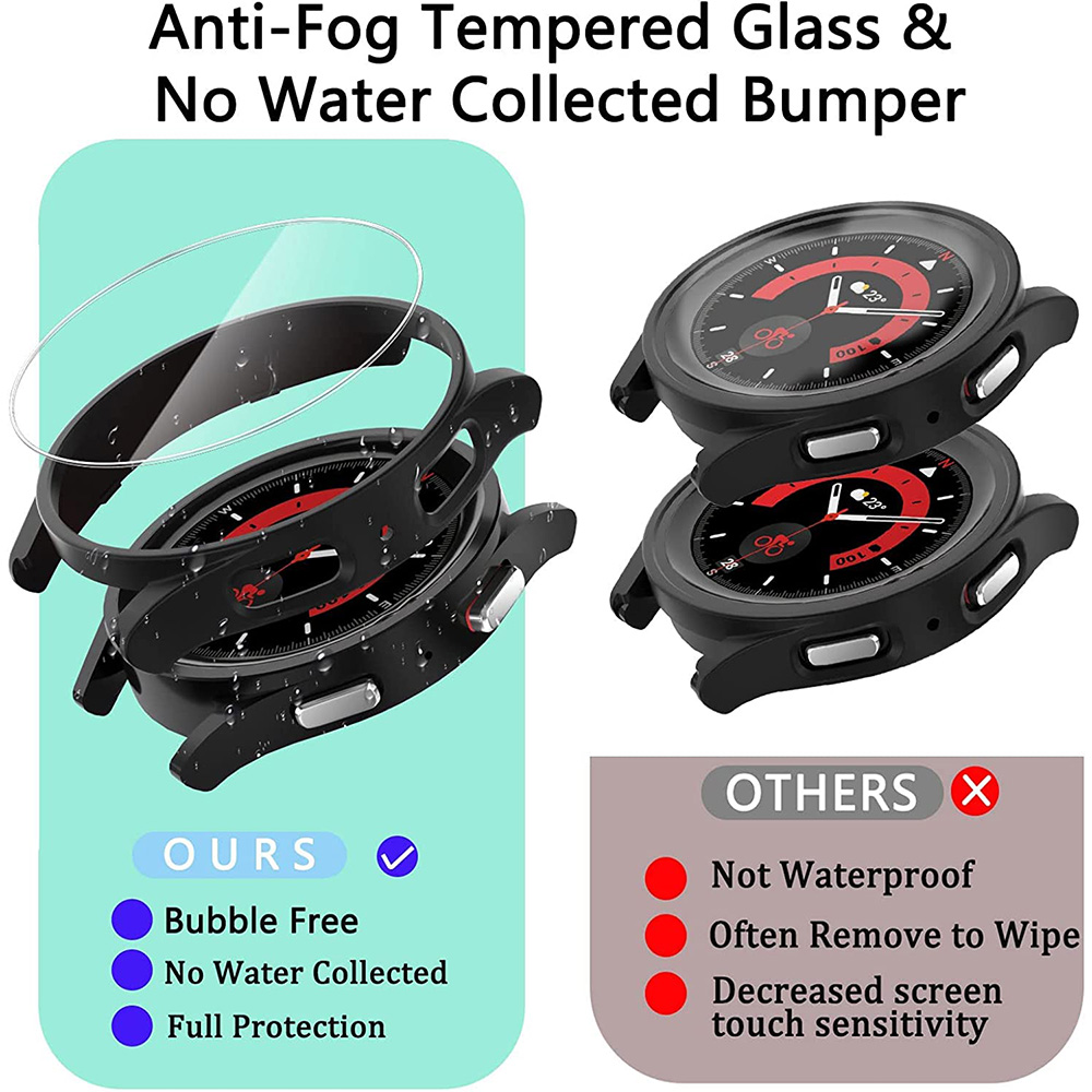 Чехол + закаленное стекло для  – обзор и цена Accessories For Galaxy Watch 5