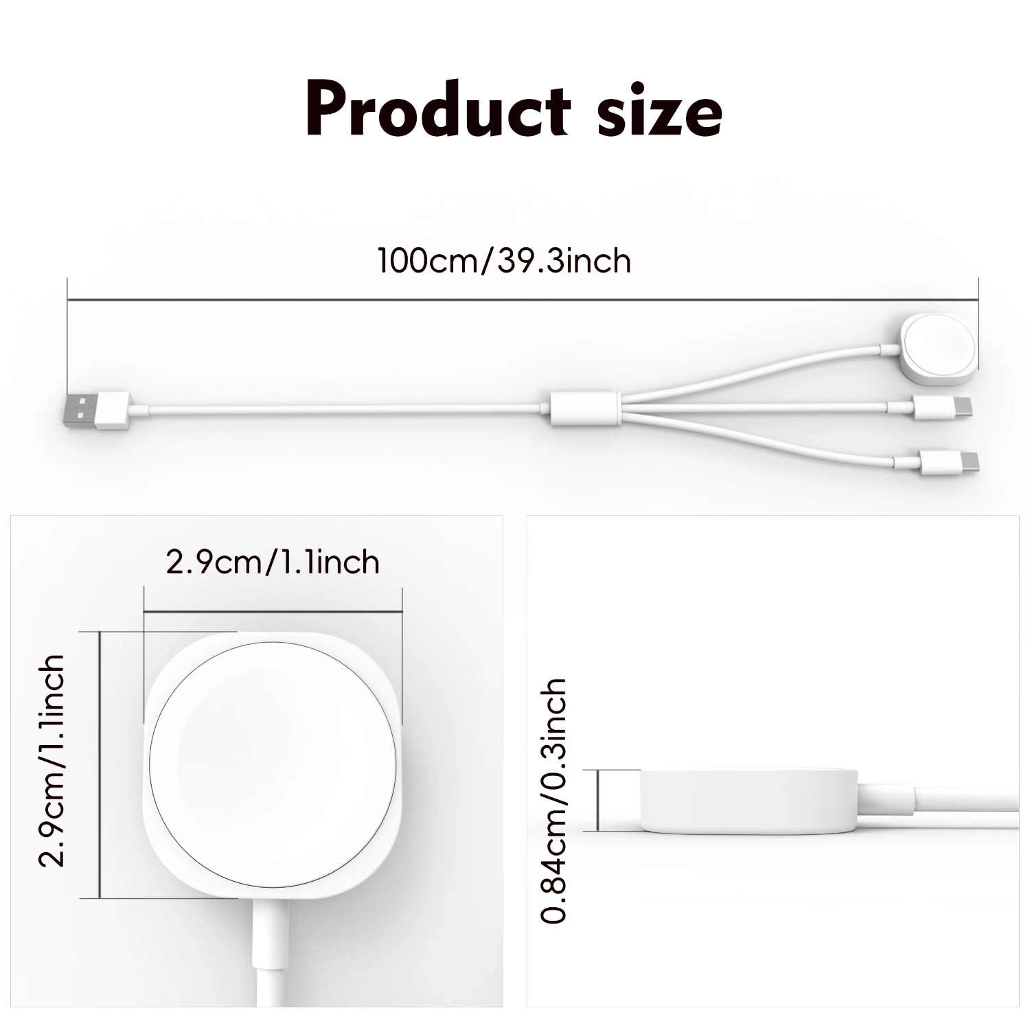 Магнитное зарядное устройство  – обзор и цена Watch Charger Cable