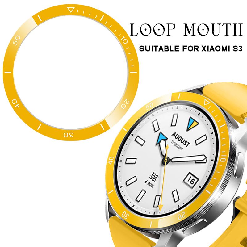 Кольцо безеля для Xiaomi Watch – обзор и цена Xiaomi Smartwatch S4 Accessories