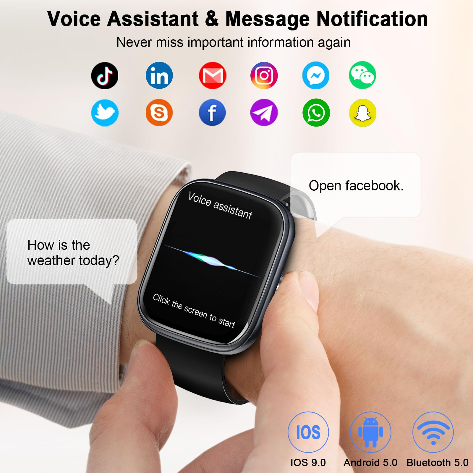 Смарт-часы, умные часы 1,91 дю – обзор и цена Smartwatch Face